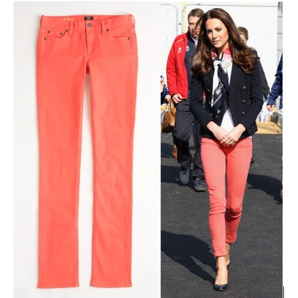 J. Crew Factory Denim - J. Crew Factory | Matchstick Coral Dyed Jeans